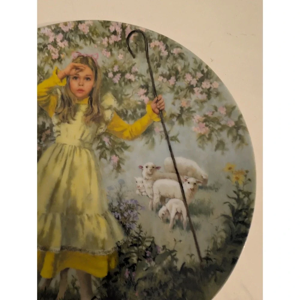 Reco 1983 Vtg Collector‎ Plate Little Bo Peep Mother Goose Series I216